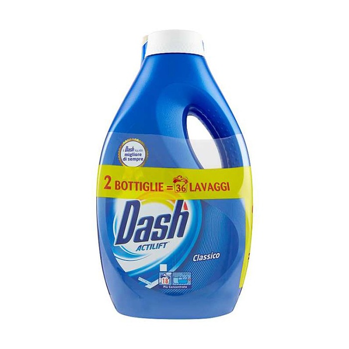 Detersivo liquido Dash 36 Lavaggi Classico