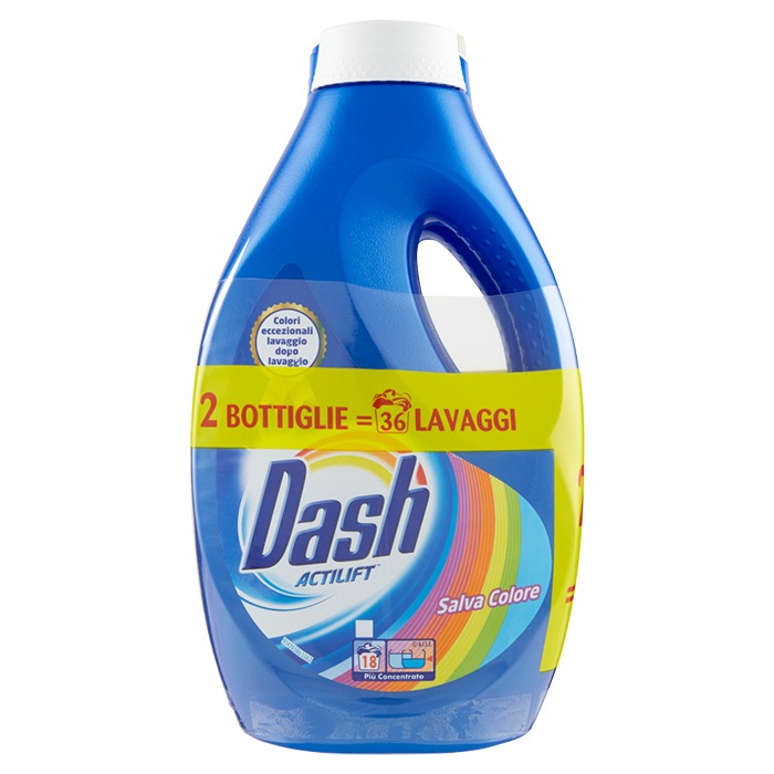 Detersivo liquido Dash  36 Lavaggi Colorati