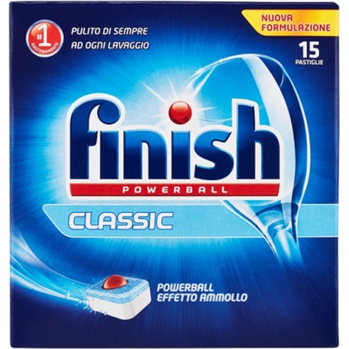 Detersivo Lavastoviglie Finish Powerball Classic x15