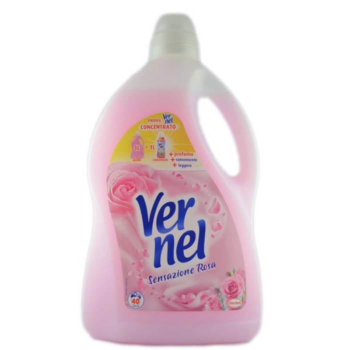 Ammorbidente Vernel Rosa  3 Lt