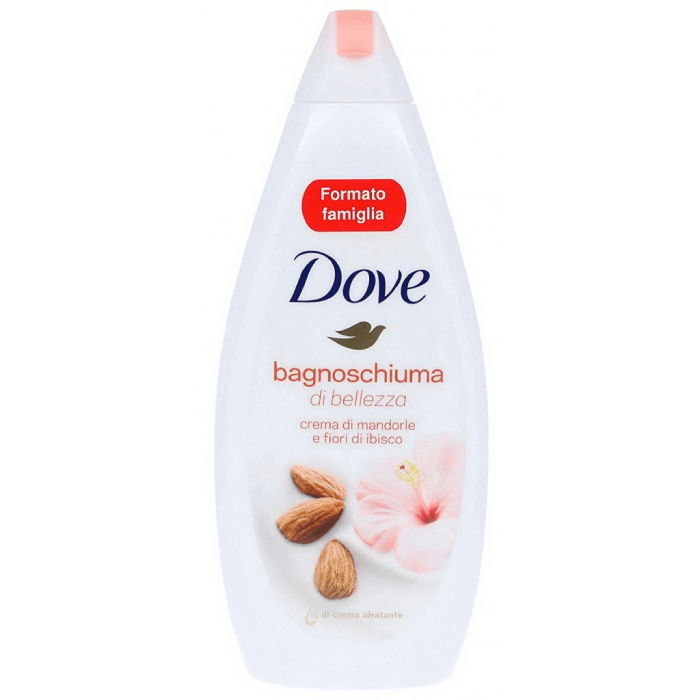 Bagno Schiuma Dove Crema di mandorle e Fiori di ibisco 750ml