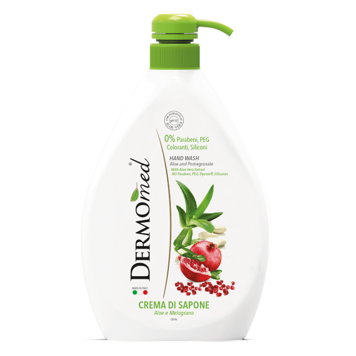 Sapone Liquido Dermomed Aloe e Melograno 1lt