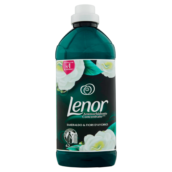 Ammorbidente Concentrato Lenor Smeraldo & Fiori D'Avorio 42 Lavaggi