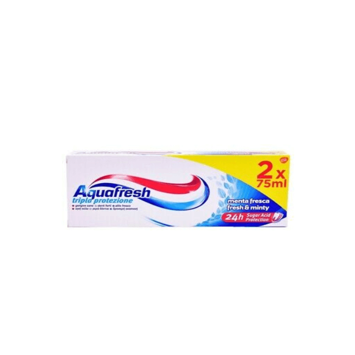 Dentifricio Aquafresh Tripla Protezione 2x 75ml