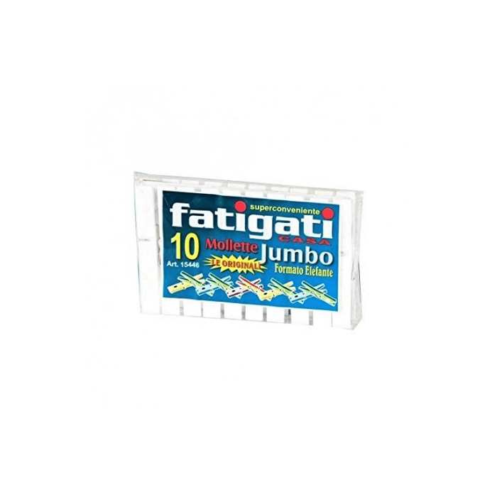 Mollette Fatigati Jumbo 10 pz